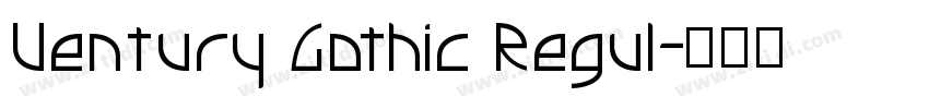 Uentury Gothic Regul字体转换